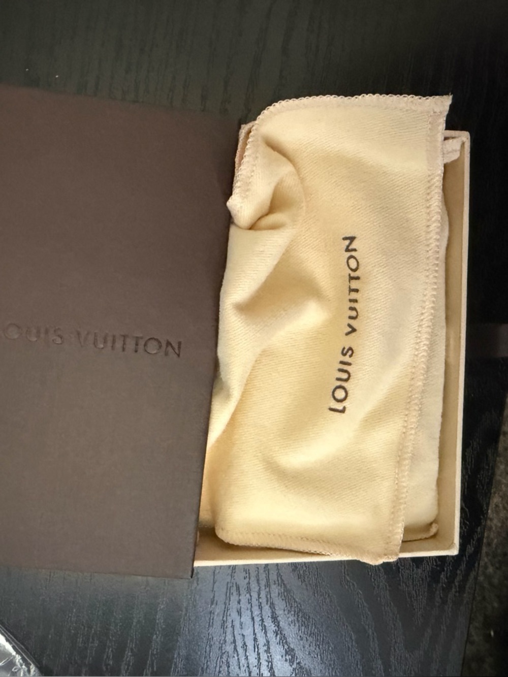 Louis Vuitton Monogram Key Pouch in Brown and Tan - Picture 9 of 9